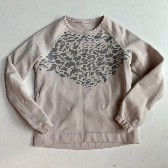 Lululemon Snapshot Crew in Neutral Blush Leopard - Picture 2 of 5